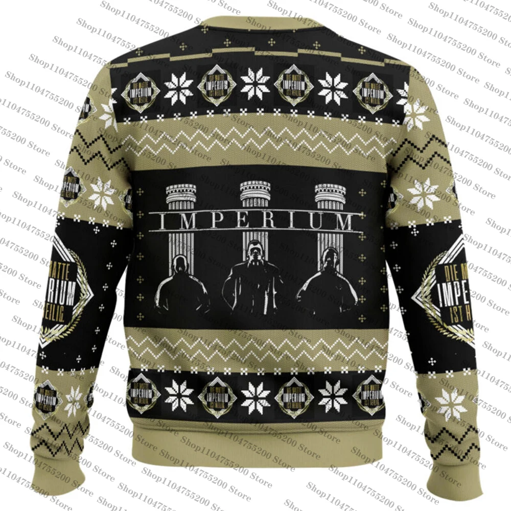 The Mat Is Sacred IMPERIUM المحدودة سترة عيد الميلاد القبيحة إديلويس نمط الذهب x Dark Soul Gunther البلوز البلوز