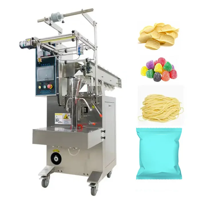 Multi-Functional Spare Parts Granules Manual Feeding Chain Tray Sachet Bag Filling Packaging Machine