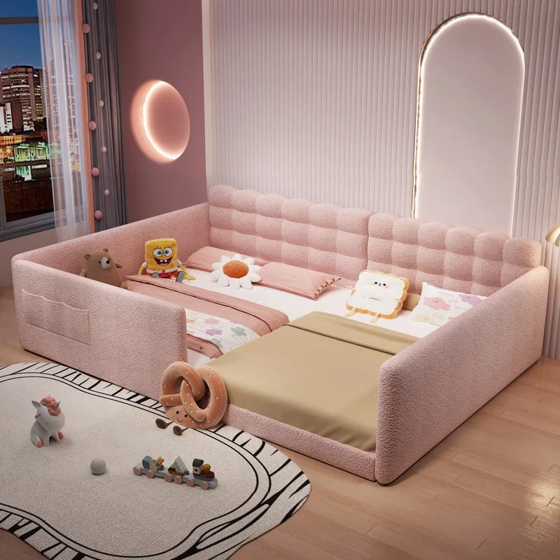 

Four tatami modern simplicity does not disturb each other 2 meters x 2 meters master bedroom fabric bed