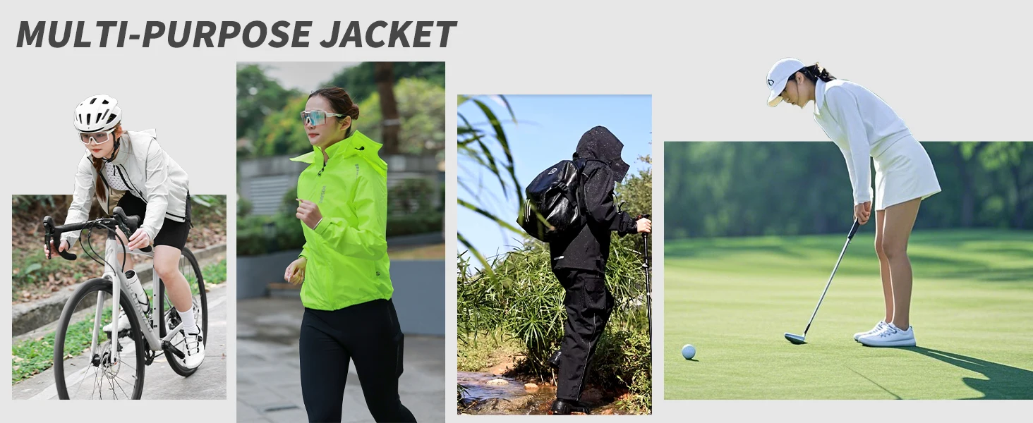 WOSAWE Unisex Fahrradjacke Wasserabweisend Leichtgewicht Herren Windbreaker Doppelreißverschluss YKK Reflektierend – Detail 11