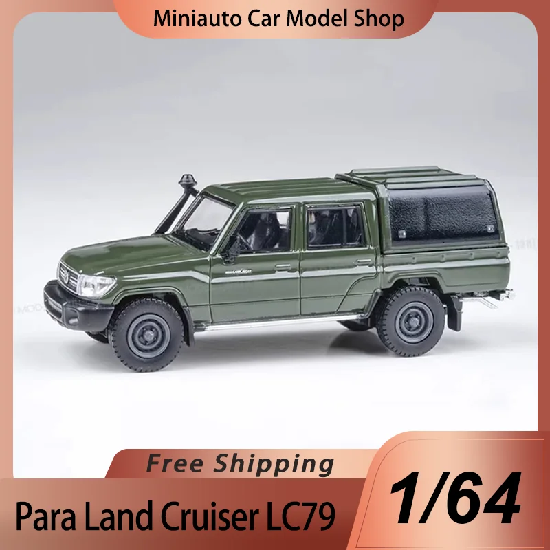 

1:64 Para Toyota Land Cruiser Lc79 Lc76 Old Version Off-Road Vehicle Simulation Alloy Miniature Die-Casting Car Model Custom Toy