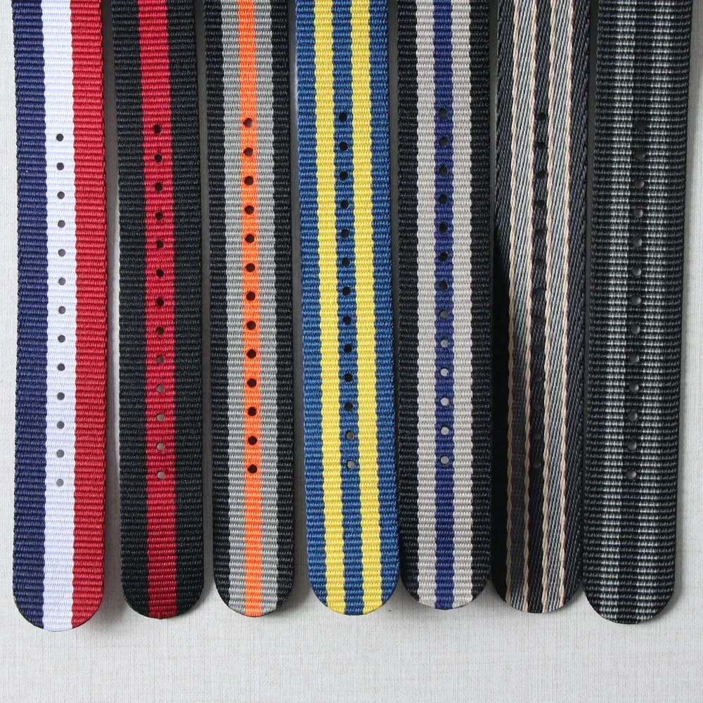 النايلون النسيج حزام (استيك) ساعة ل الناتو تيودور أوميغا NH35 ساعة خمر حزام 20 مللي متر 22 مللي متر عالية الجودة سوار ساعة اكسسوارات