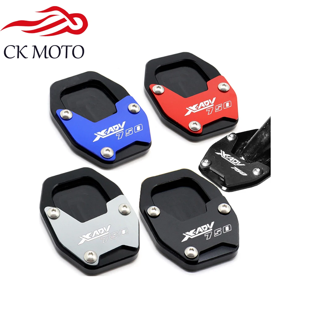 

FOR HONDA X-ADV 750 XADV750 XADV750 2021-202 Side Stand Enlarge Extension Accessories Motorcycle Kickstand Aluminium Motorcycle