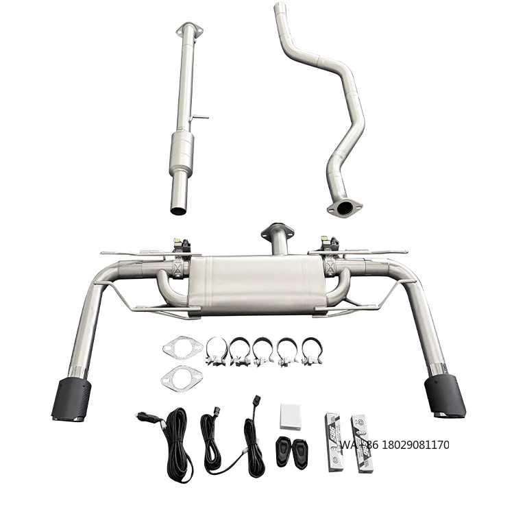 

Для Changan 1.5T 2018: Выхлопная система Cat-Back из нержавеющей стали с электрическим клапаном для повышения производительности, глушитель