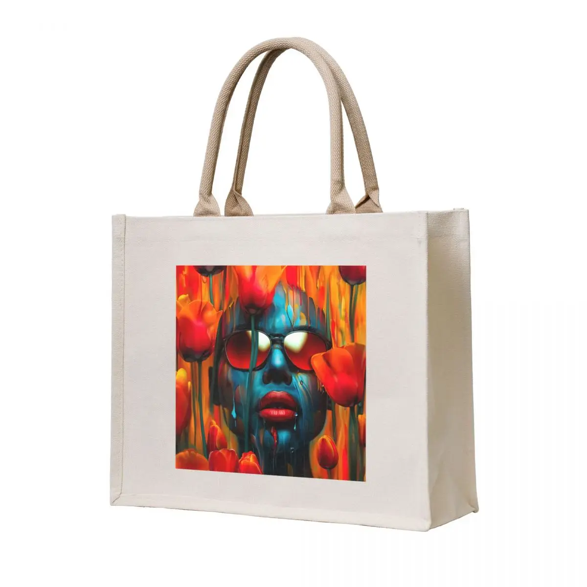 

flower child Tote Bag eco bag folding cute tote bag Shopper Canvas