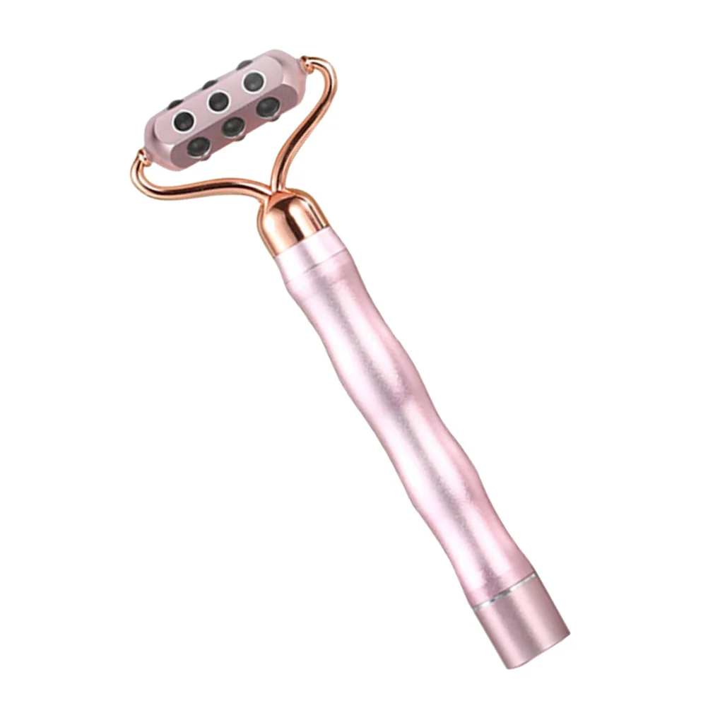 Rodillo de masaje Facial de Jade, herramienta antienvejecimiento vibratoria para estiramiento de la piel, estiramiento Facial, dispositivo de belleza portátil reafirmante