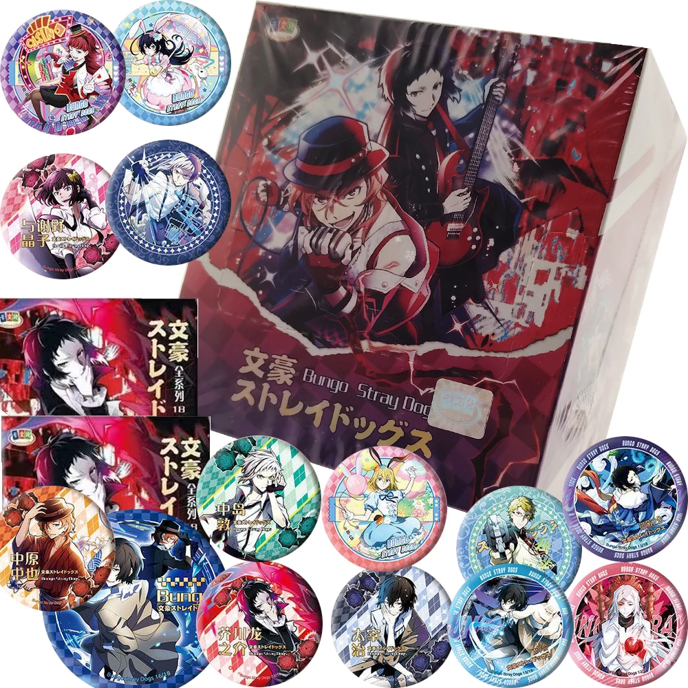 

Bungo Stray Dogs Collection 58mm Badge Ability Battle Anime Cartoon Q-version Character Exquisite Craftsmanship Brooches Gifts