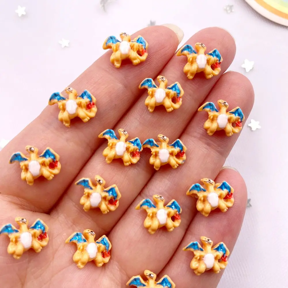 30Pcs Resin Colorful Mini Dragon Flatback Stone Scrapbook Wedding Applique Decor Craft DIY Nail Art Jewelry Supplies Accessories