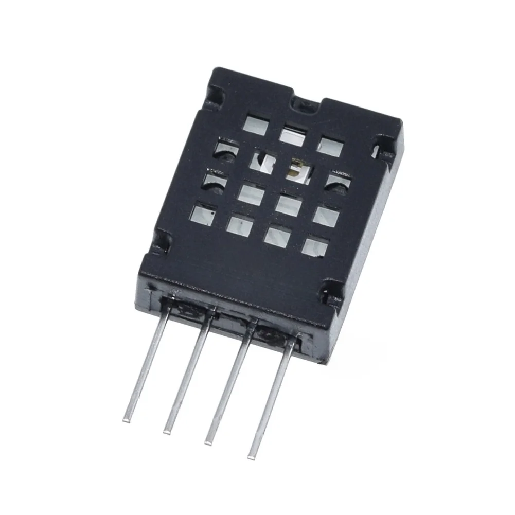 4pcs AM2320 Digital Temperature Humidity Sensor I2C Single Wire Module Black For PC Plastic Industrial Grade Fast Response Low