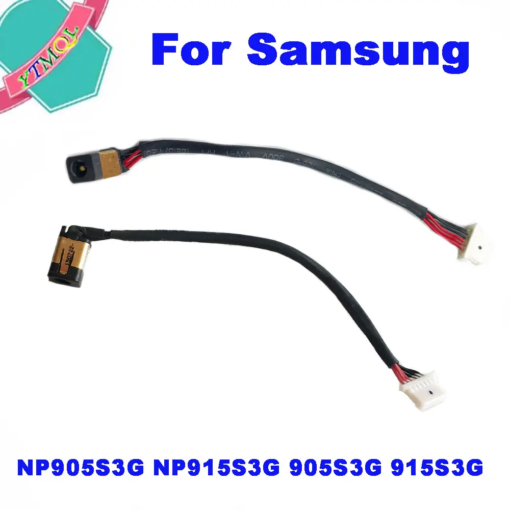 

20-100Pcs DC Power Jack with cable For Samsung NP905S3G NP915S3G 905S3G 915S3G laptop DC-IN Flex Cable