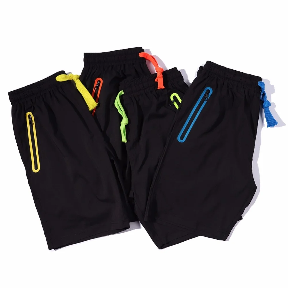 Zipper Pocket Beach Shorts Men Summer Shorts Maillot De Bain Bermuda Swimwear Men's Board Gyms Shorts Male Surf Boardshorts