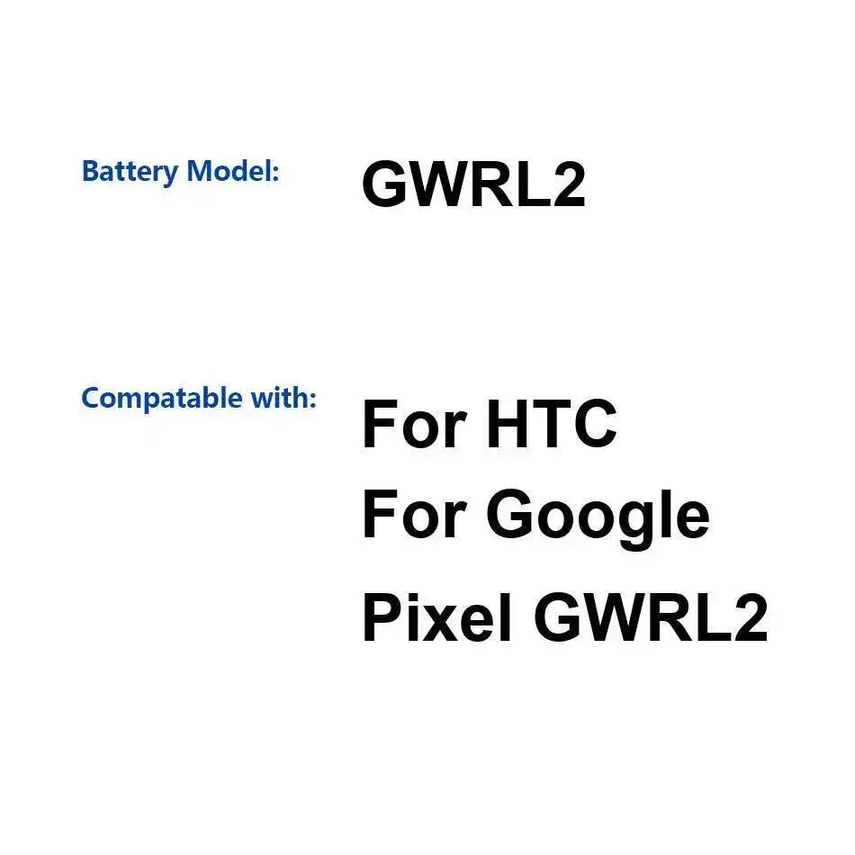 

3122 мАч аккумулятор мобильного телефона безопасный для HTC Google Pixel GWRL2