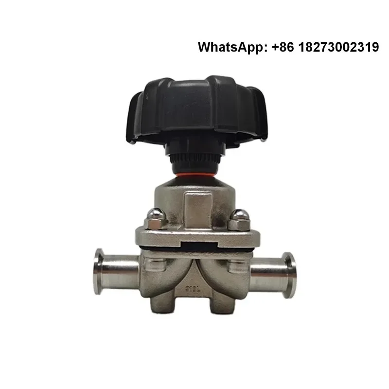 

KF diaphragm valve 304 quick installation chuck 16 flange 25 clamp 40 bracket 63 compression corrosion resistance 0