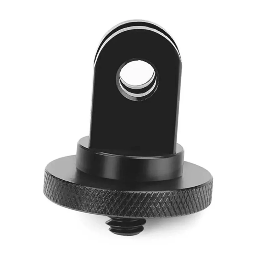 Adaptateur de trépied à vis de 1/4 pouces en alliage d'aluminium, 5 pièces, adaptateur de montage de trépied d'appareil photo pour GoPro Hero/Sony/Insta360 X3, accessoires de caméra