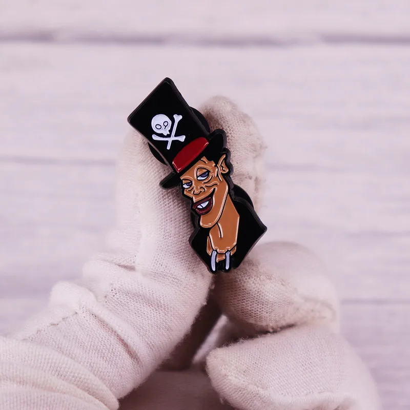 Princess nn Frog Evil Guy skull hat The Shadow X Man Enamel Pin Cartoon Badge Brooch Gift Backpack Decoration Jewelry