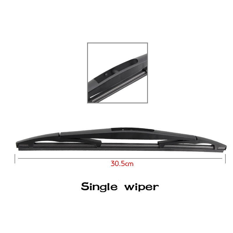 BEMOST Car Rear Windscreen Windshield Wiper Arm Blades Brushes Soft Rubber For Chery Cross Eastar 305MM 2006 Onwards Accessories