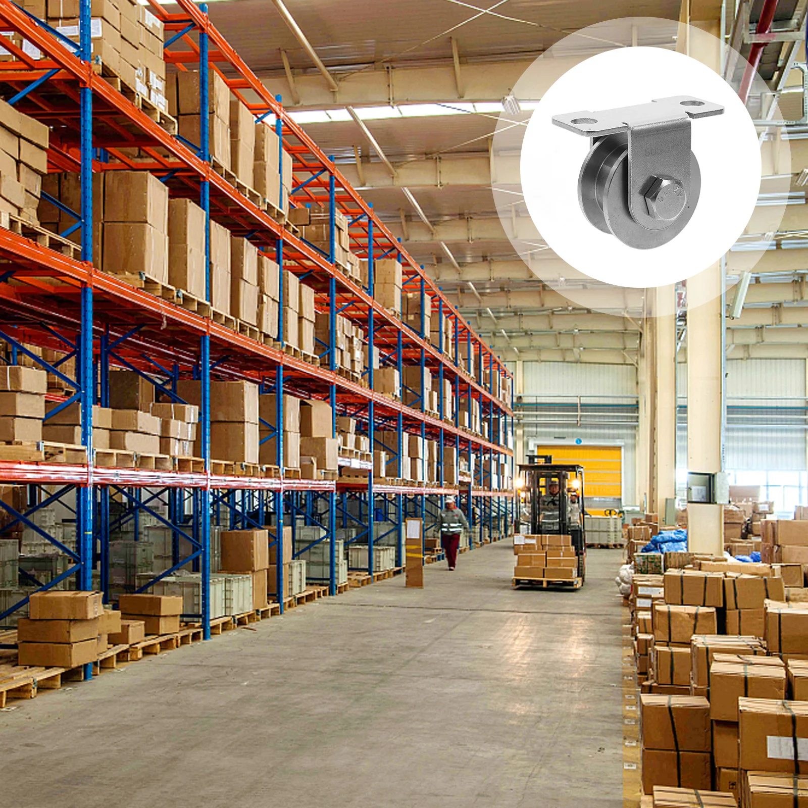 

2Pcs Wall Mounted Cable Pulley Heavy Duty Stainless Steel Rope Pulley Built-in Bearings for Sliding Door Rail System Lifting