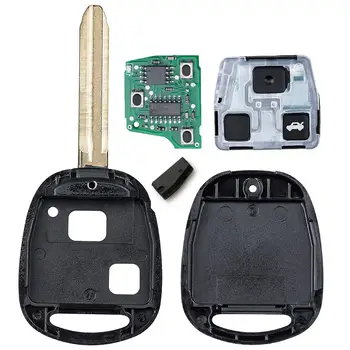 KEYECU AU, č. dílu: 60120 / 60170 / 60190 pro Toyota Corolla Rav4 Tarago Avensis Verso Prado120, dálkový klíč, čip 304MHz 4D67 / 4C 10 nejlepší prodej Výměna klíče u Toyoty Verso - №6