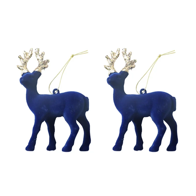 A33Z-Christmas Pendant Christmas Tree Decorative Deer Ornaments