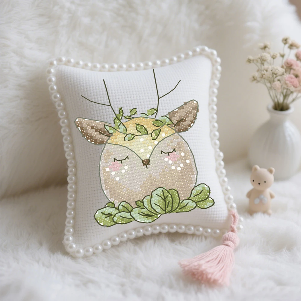 

Soulgift News Handmade Cross Stitch Pin Cushion, Craft Gift, Cross Stitch Kit, Embroidery Kit - Easter 2