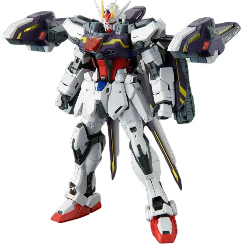 Bandai Gundam Model Kit Anime Figure MG 1/100 Lightning Strike Gundam Genuine Gunpla Model Action Toy Figure Toys for Children