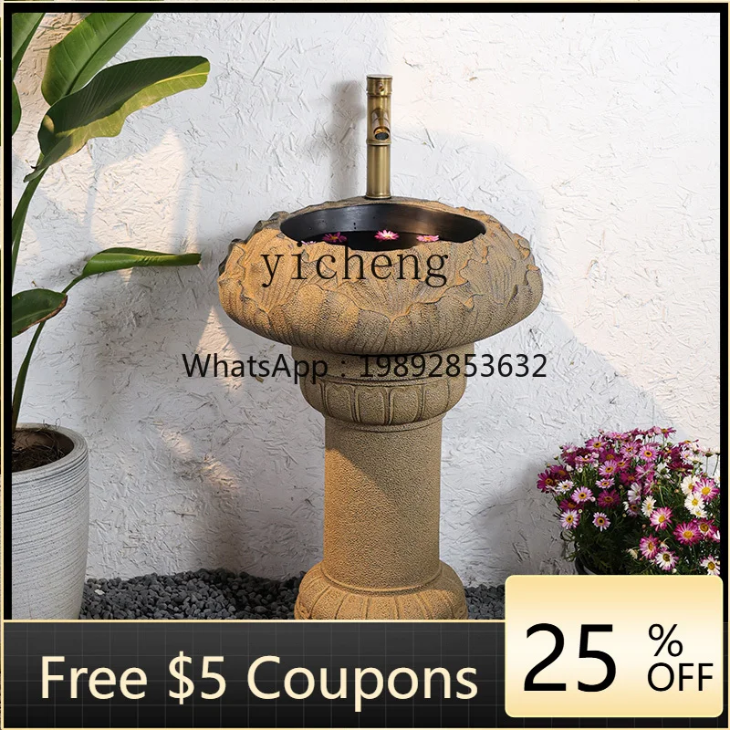 

TP outdoor courtyard sink floor-to-ceiling outdoor balcony garden sink