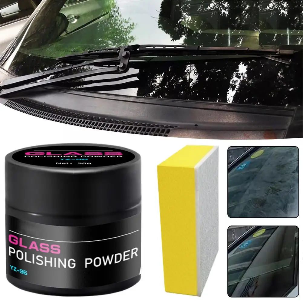 

30g Glass Polishing Cerium Oxide Powder Car Window Glass Tool Polish Powder Powder Rare Repair Composite Mirrors Remove T3x5