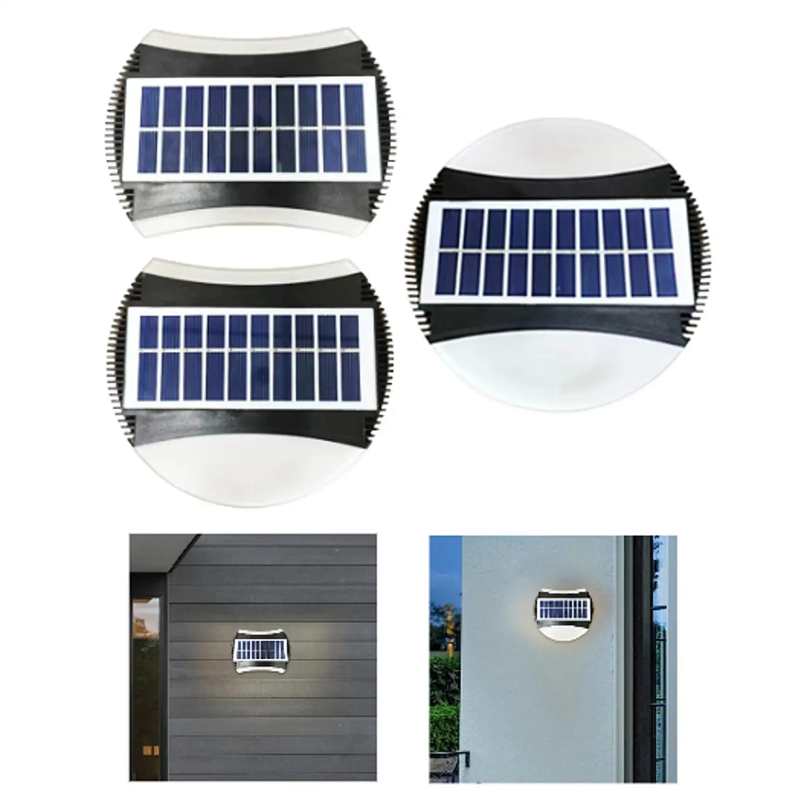 

Moon Wall Light Easily Install Solar Courtyard Light Balcony Villa Wall Light for Stairway Home Bedroom Living Room Hallway