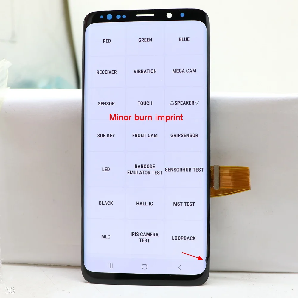 Imagem -02 - Tela Amoled Lcd para Samsung Galaxy s9 Plus G965 G965f G965n Tela Sensível ao Toque Montagem do Digitalizador Substituição