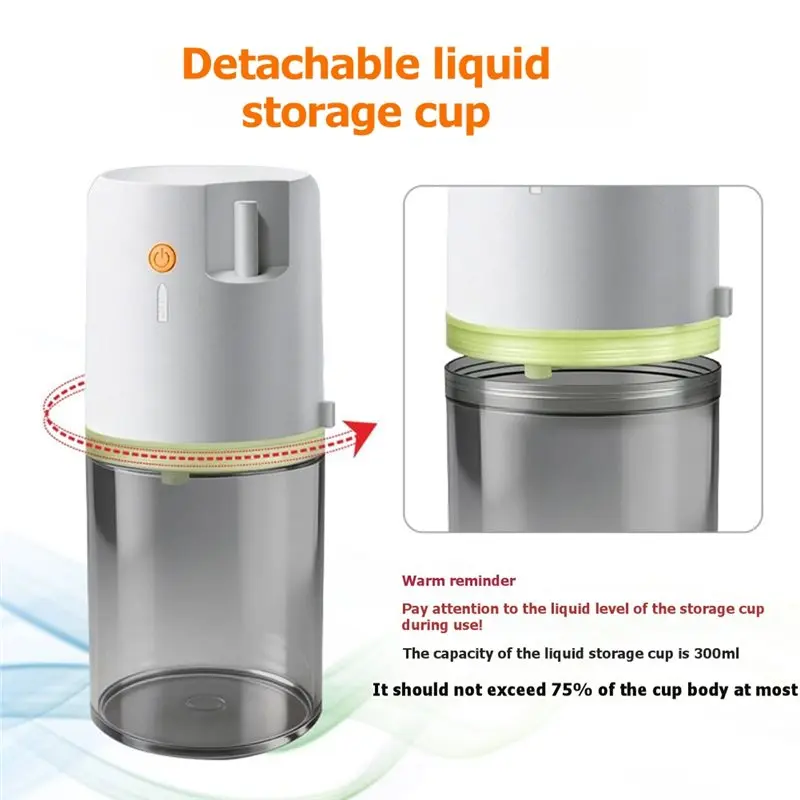 AT28-Upgraded Handheld Electric Suction Device 300Ml 3 Levels 5 L/Min For Oral Cleaning, Suctioning Residual Fluid Green