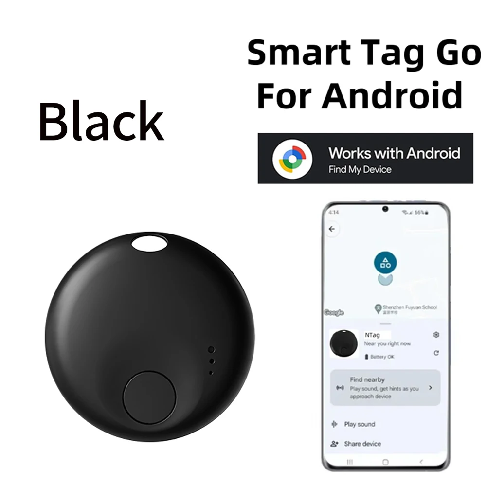 Android トラッカータグ GPS トラッカー 紛失防止アイテムロケーター キー、バッグ、荷物など用のウォレットトラッカー