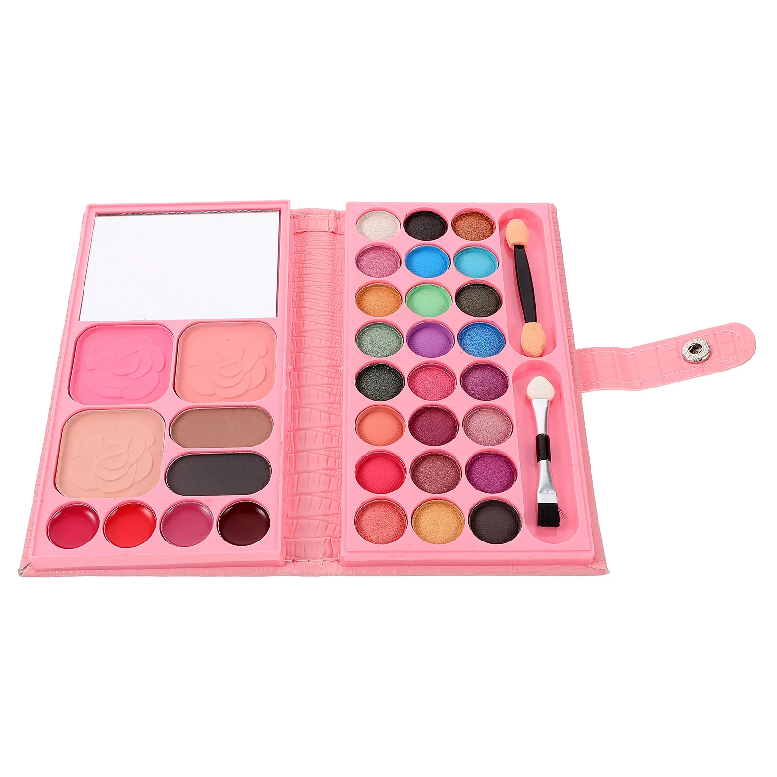 PalUP-Plaque de maquillage intérieure pour enfants, ensemble de beauté lavable, fard à joues, ombre à barrage, poudre, couleurs