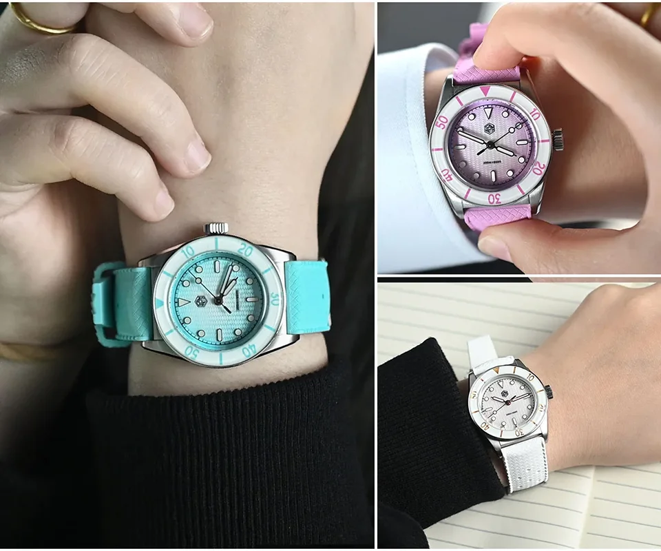 San Martin SN0151 quartz horlo - Guilloché Dial Watch recensie en prijs