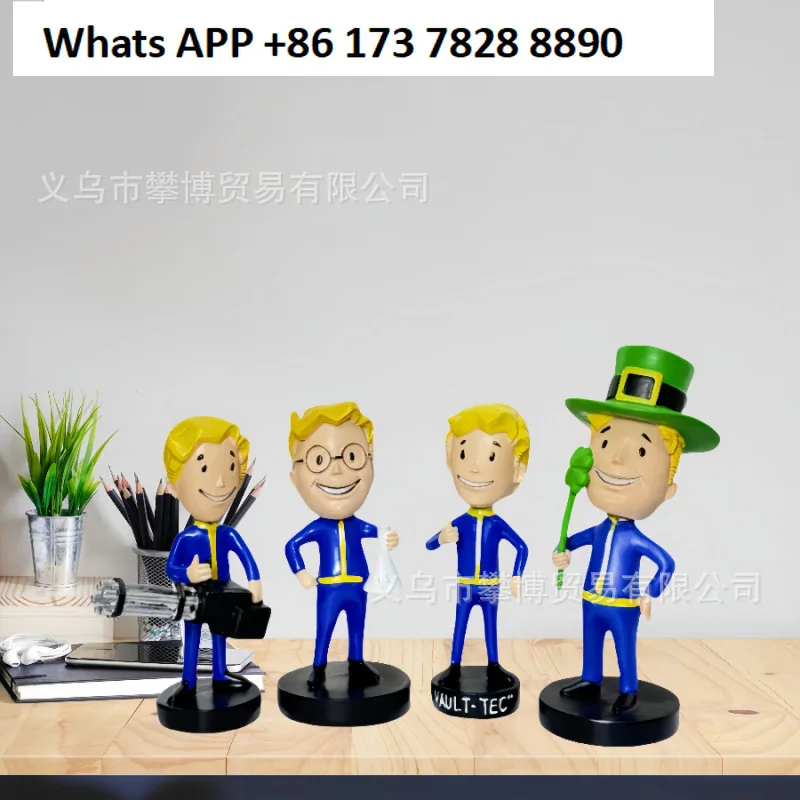 

Поделки из смолы, украшение встряхивающейся головой, украшение для автомобильного офиса, орнамент из мультфильма лихолла.