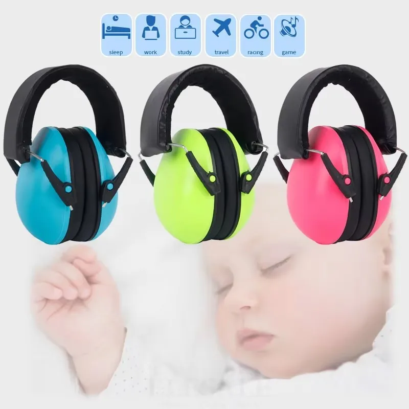 

High Quality Color Children Anti-Noise Head Earmuff Noise Reduction 25dB For Kids Study Game Hearing Protection Ear Protector