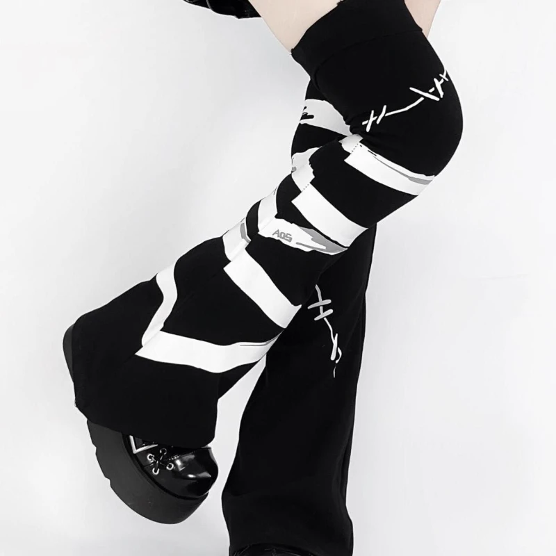 Lolita Socks Cute Flared Long Warmers Foot Cover White Black Arm Warmer Legging Kawai Jk Autumn Calf Gaiters Sweet Leg Warmer