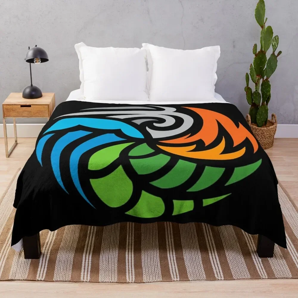 

POWER 4 Elements !! Throw Blanket Warm Accent Blanket for Living Room Decoration