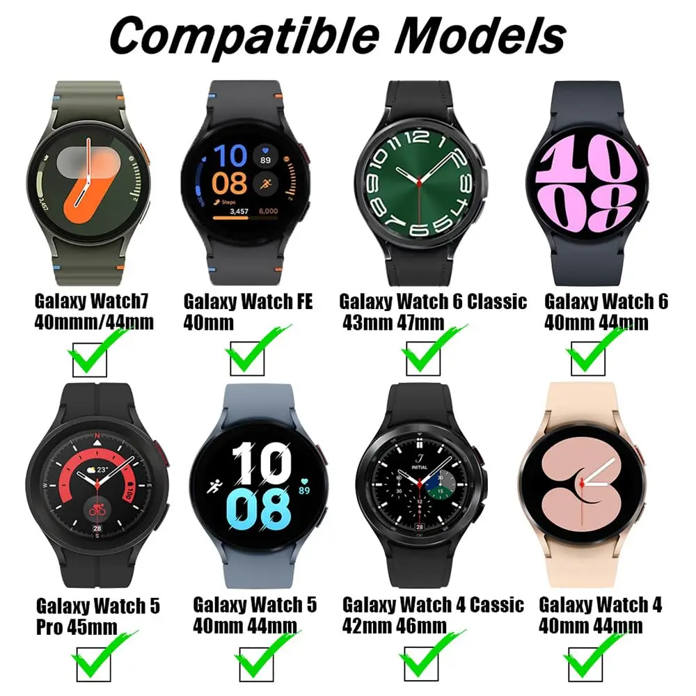 No Gaps Silicone Band for Samsung Galaxy Watch 7 6 4 5 44mm 40mm/5 pro 20mm football Bracelet Galaxy 6 Classic 43mm 47mm strap