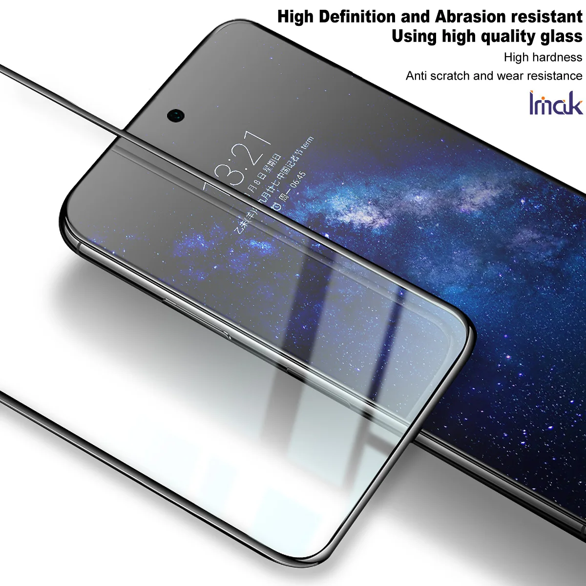 

for Vivo V70 FE 5G Tempered Glass IMAK Pro+ Screen Protector Film Support Fingerprint