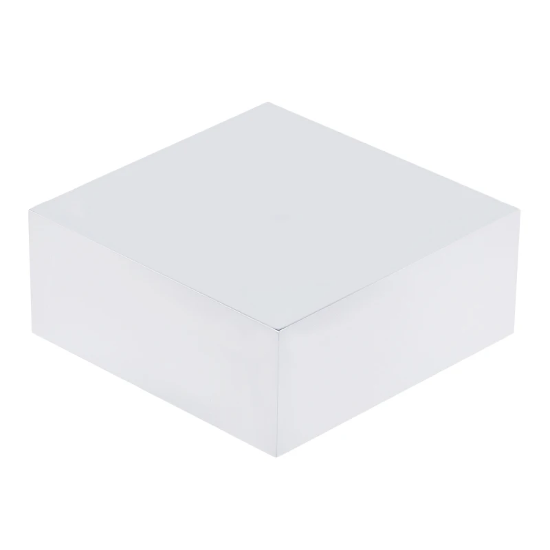 

1pc Solid Frosted Acrylic Square Display Base 2.3" x 2.3" x 1" Polished Display Block Craft Jewelry Riser Stand for Ring Earring
