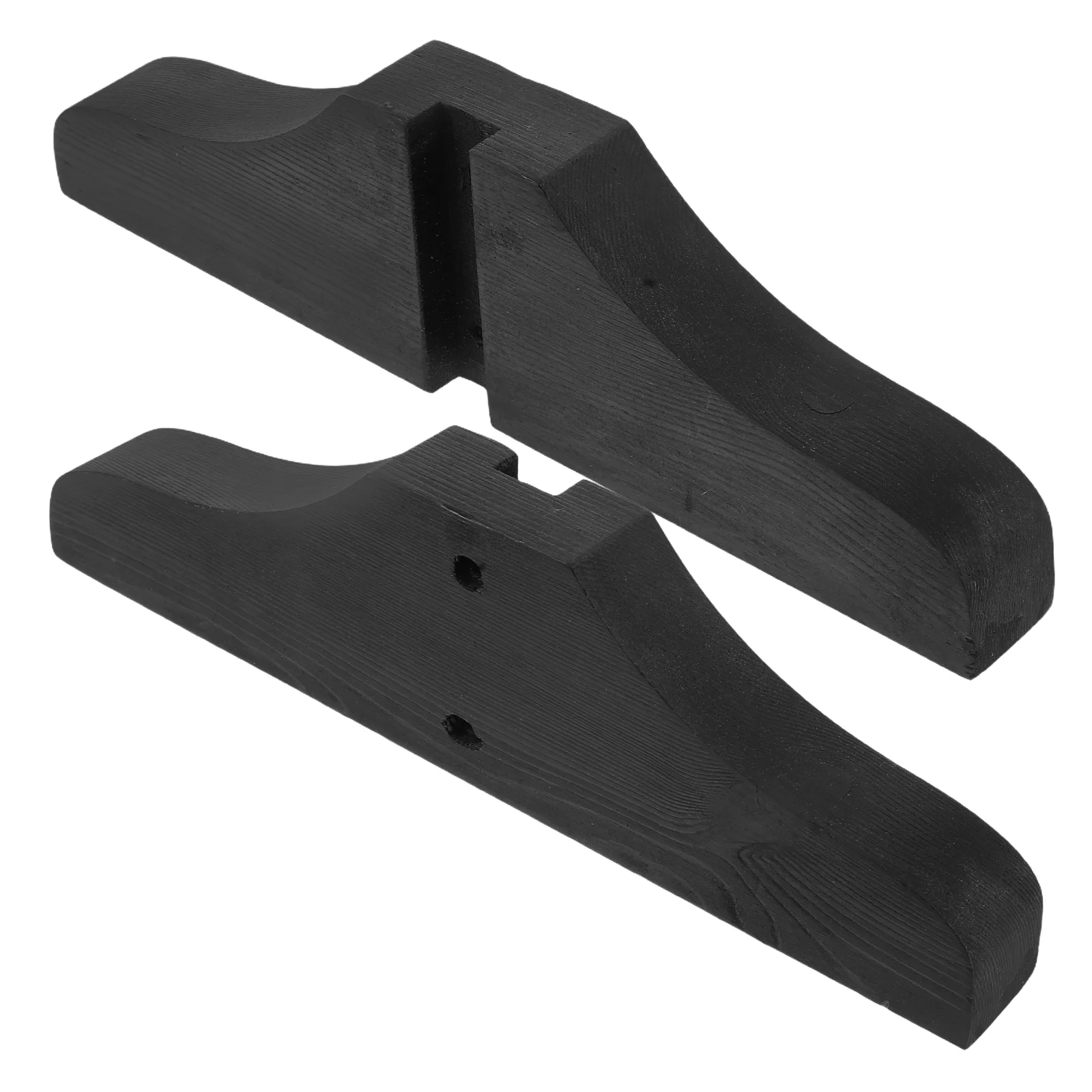 2 Pcs Screen Bracket Partition Feet Room Divider Support for Pet Gates Indoor Floor Wooden Dog Office Pantry