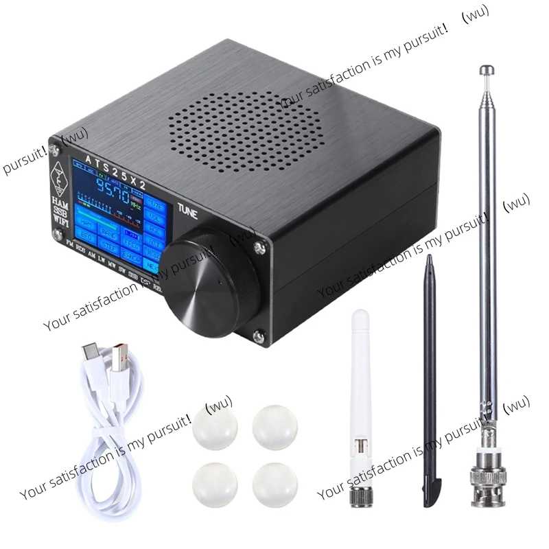 

ZOCI ATS25X2 Full Band FM/LW/MW/SW/SSB Spectrum Scan Receiver Touch Screen Stereo Receiver WIFI FM RDS APP Network