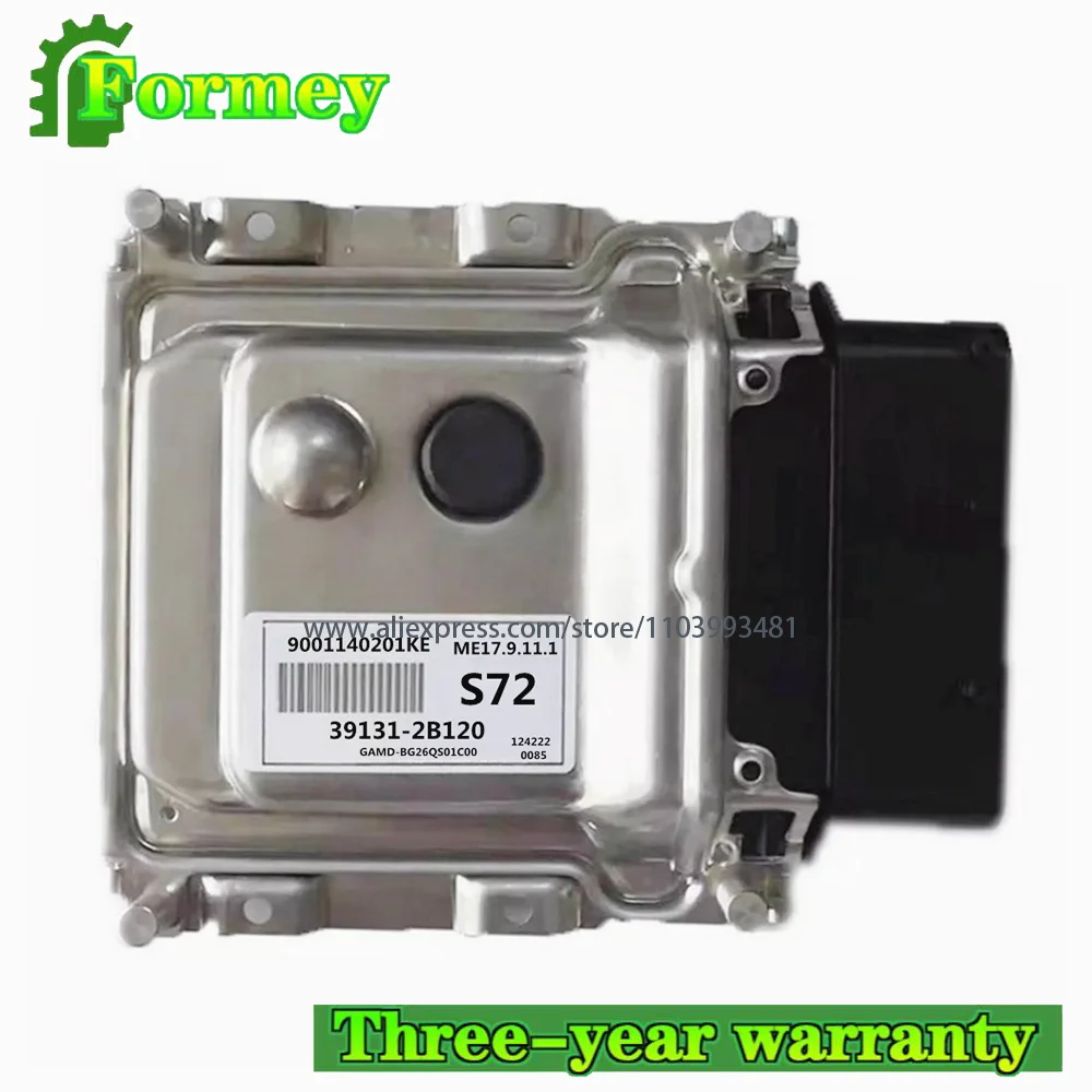 

Original Engine Computer Board ECU 39131-2B120 391312B120 S72 9001140201KE ME17.9.11.1 for Hyundai Kia Yuedong Langdong