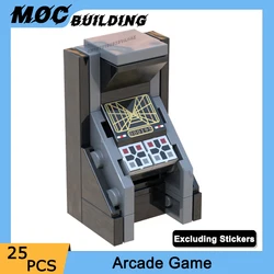 MOC Space Movie Series Scene Arcade Machine Game Model Building Blocks DIY Assembly Bricks Collection Display Toys Creative Gift