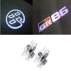 2PCS For Toyota AE86 FT86 GT86 GTS 86 2013 2015 unique projection decorative lamp tool accessories Led Retro welcome car door li