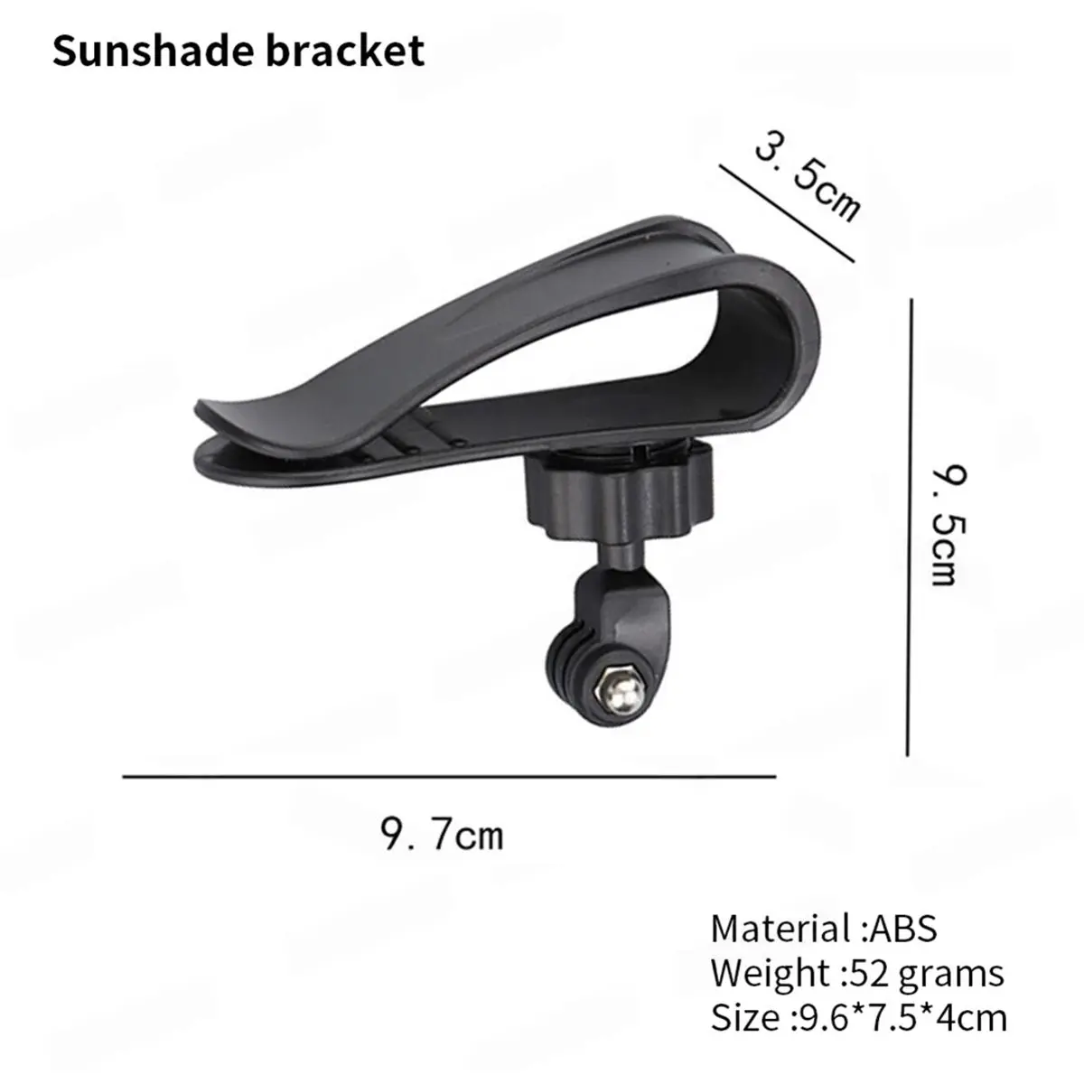 Car Sunshade Mount Holder Clip for 13 12 Go Ultra Car Sun Visor Mount Plastic