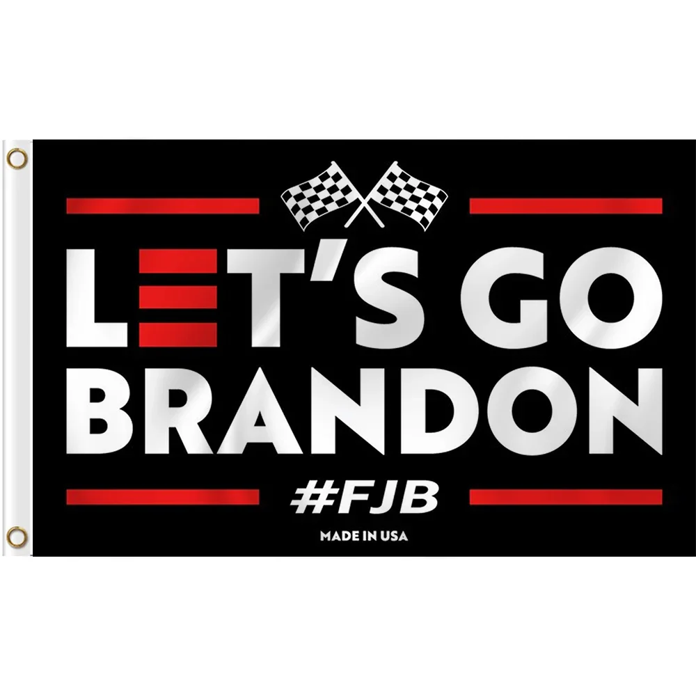 LET'S GO BRANDON Flag 150cmx90cm CUSTOM DECORATION BANNER