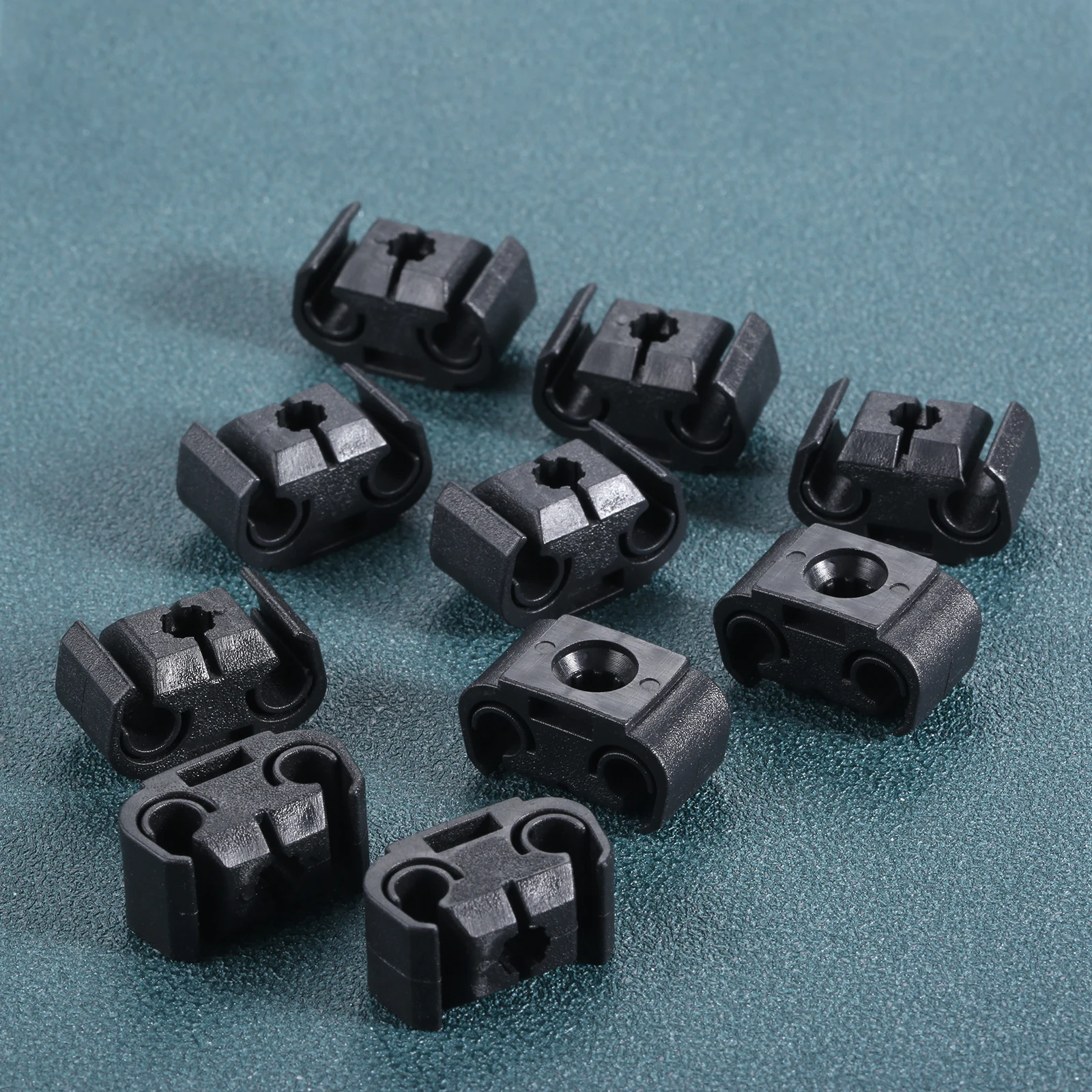 20Pcs Car Brackets Brake Line Hose Clips Double Cable Holder 811611797 for Audi A4 S6 A8 RS4 Seat Alhambra Arosa Skoda Octavia