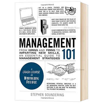 Yönetim 101 kitap işe alma ve yeni beceriler, yönetim stratejileri için önemli bir rehber ima ateş