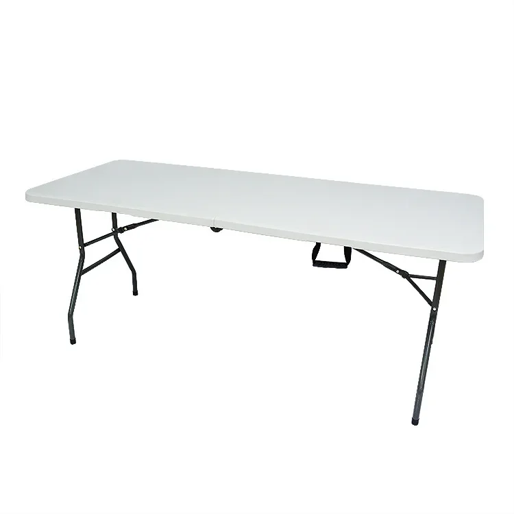 Folding table 180cm portable long table dining table training session
